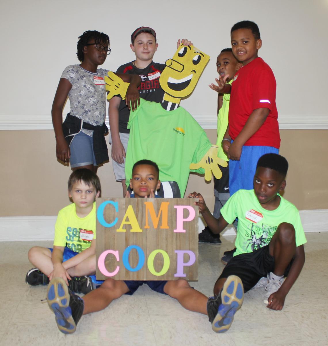 Children at Camp Co-0p 2018